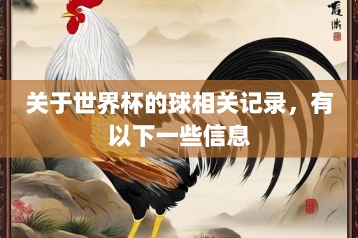 关于世界杯的球相关记录，有以下一些信息