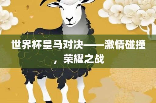 世界杯皇马对决——激情碰撞，荣耀之战
