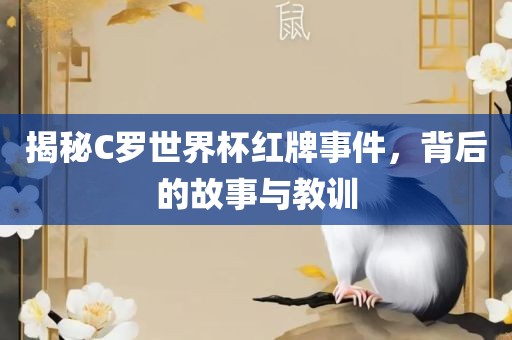 揭秘C罗世界杯红牌事件，背后的故事与教训