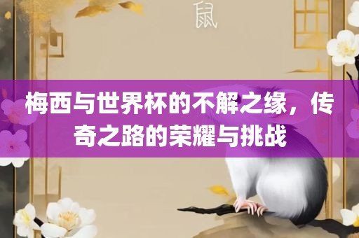 梅西与世界杯的不解之缘，传奇之路的荣耀与挑战