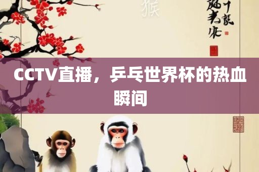CCTV直播，乒乓世界杯的热血瞬间