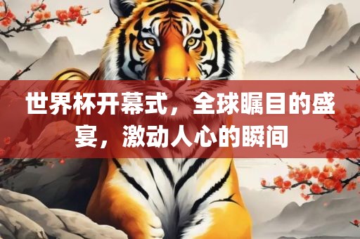 世界杯开幕式眉山市正发家政服务有限公司，全球瞩目的盛宴，激动人心的瞬间