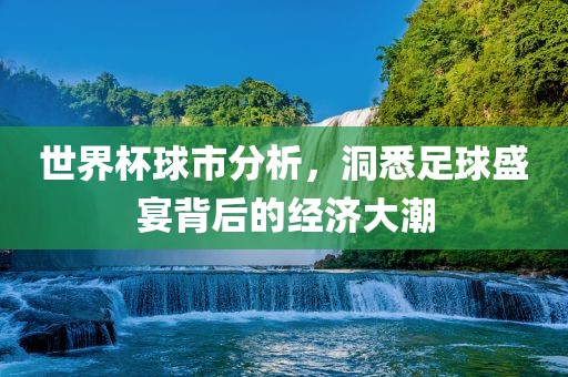 世界杯球市分析，洞悉足球盛宴背后的经济大潮