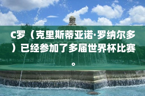 C罗（克里斯蒂亚诺·罗纳尔多）已经参加了多届世界杯比赛。