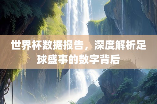 世界杯数据报告，深度解析足球盛事的数字背后