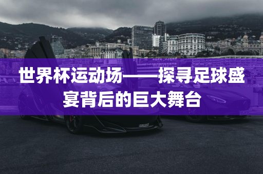 世界杯运动场——探寻足球盛宴背后的巨大舞台