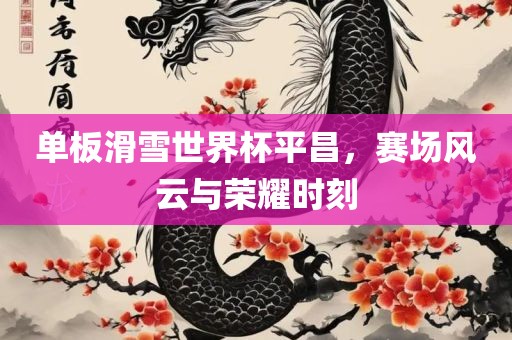 单板滑雪世界杯平昌，赛场风云与荣耀时刻