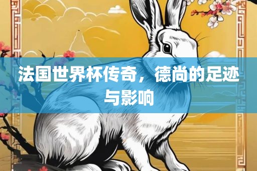 法国世界杯传奇，德尚的足迹与影响
