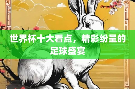 世界杯十大看点，精彩纷呈的足球盛宴