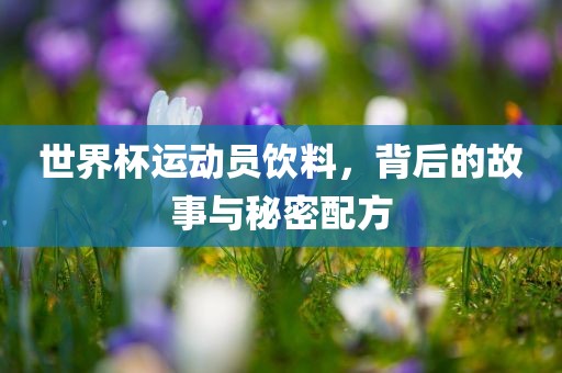 世界杯运动员饮料，背后的故事与秘密配方