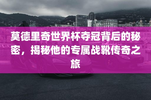 莫德里奇世界杯夺冠背后的秘密，揭秘他的专属战靴传奇之旅
