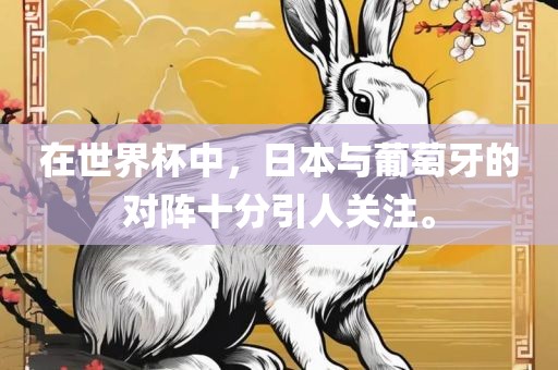 在世界杯中，日本与葡萄牙的对阵十分引人关注。