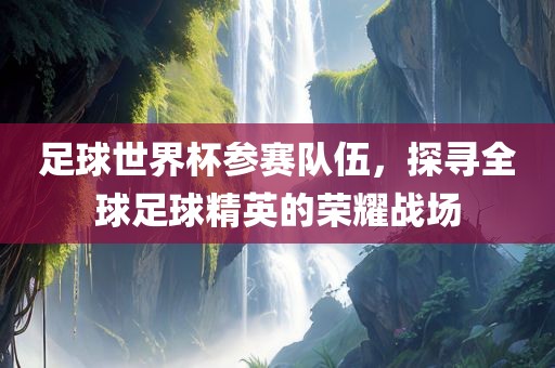 足球世界杯参赛队伍，探寻全球足球精英的荣耀战场