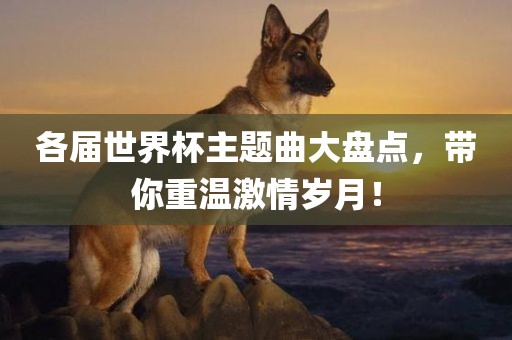 各届世界杯主题曲大盘点，带你重温激情岁月！