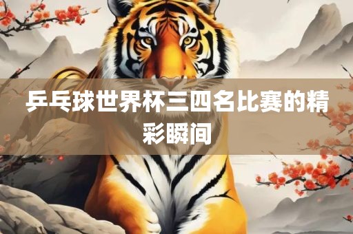 乒乓球世界杯三四名比赛的精彩瞬间