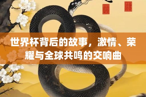 世界杯背后的故事，激情、荣耀与全球共鸣的交响曲