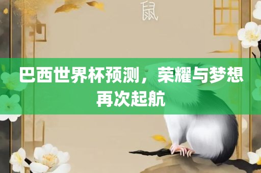 巴西世界杯预测，荣耀与梦想再次起航