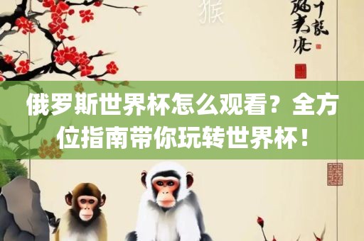 俄罗斯世界杯怎么观看？全方位指南带你玩转世界杯！