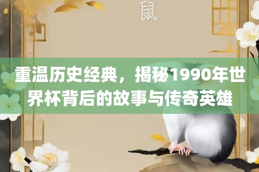 重温历史经典，揭秘1990年世界杯背后的故事与传奇英雄