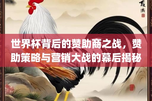 世界杯背后的赞助商之战，赞助策略与营销大战的幕后揭秘