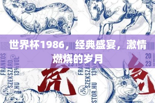 世界杯1986，经典盛宴，激情燃烧的岁月