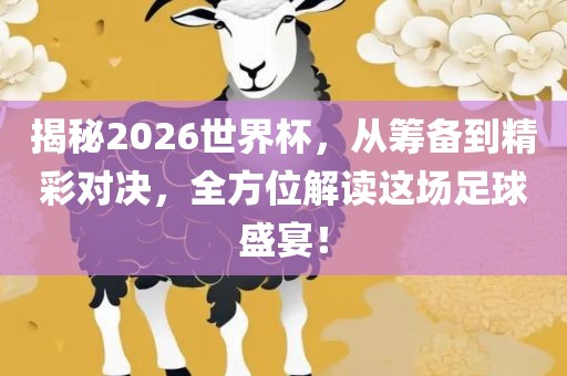 揭秘2026世界杯，从筹备到精彩对决，全方位解读这场足球盛宴！