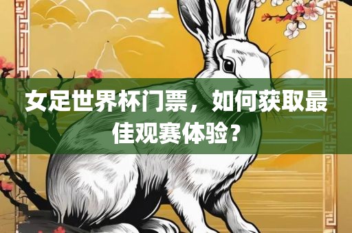 女足世界杯门票，如何获取最佳观赛体验？
