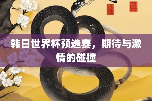 韩日世界杯预选赛，期待与激情的碰撞