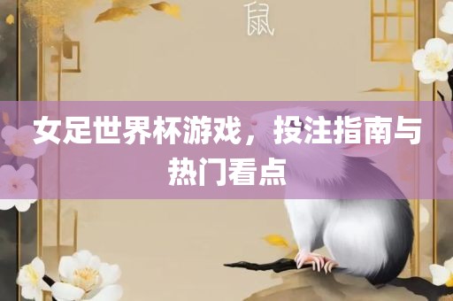 女足世界杯游戏，投注指南与热门看点