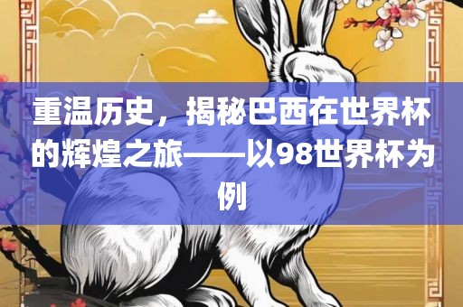 重温历史，揭秘巴西在世界杯的辉煌之旅——以98世界杯为例