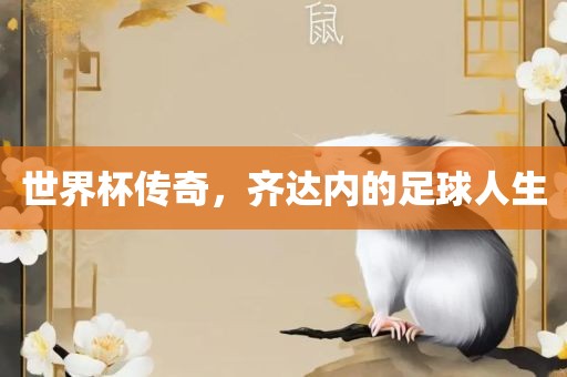世界杯传奇，齐达内的足球人生