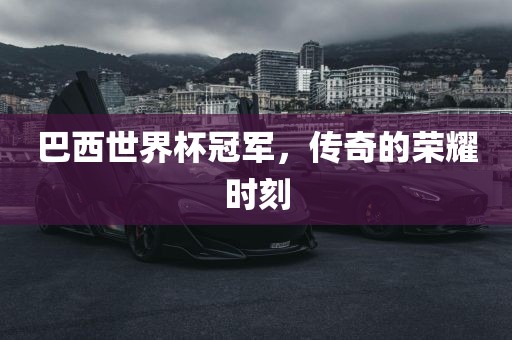 巴西世界杯冠军，传奇的荣耀时刻