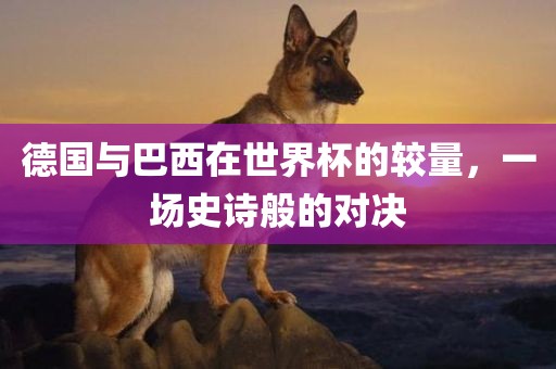德国与巴西在世界杯的较量，一场史诗般的对决