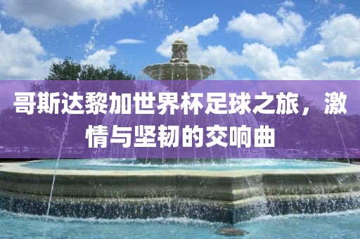 哥斯达黎加世界杯足球之旅，激情与坚韧的交响曲