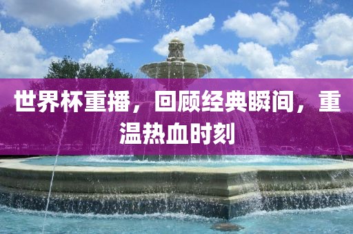 世界杯重播，回顾经典瞬间，重温热血时刻