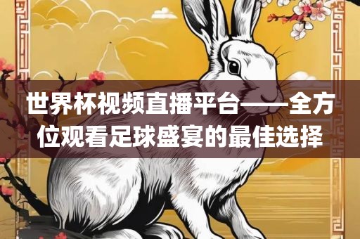 世界杯视频直播平台——全方位观看足球盛宴的最佳选择