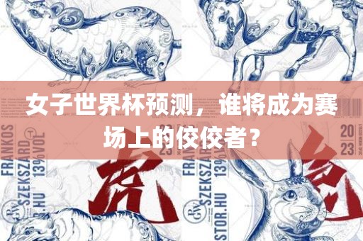 女子世界杯预测，谁将成为赛场上的佼佼者？