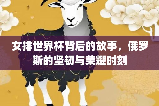 女排世界杯背后的故事，俄罗斯的坚韧与荣耀时刻