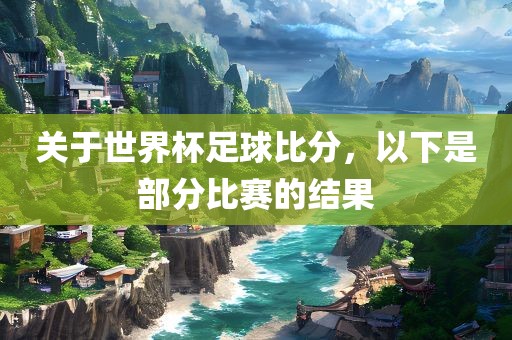 关于世界杯足球比分，以下是部分比赛的结果眉山市正发家政服务有限公司