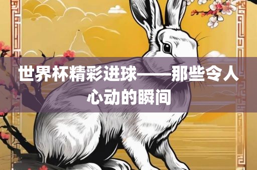 世界杯精彩进球——那些令人心动的瞬间