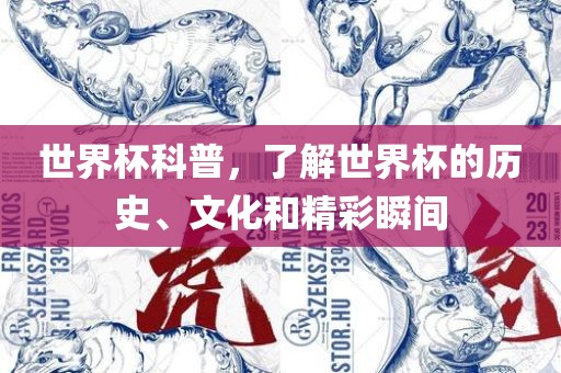 世界杯科普，了解世界杯的历史、文化和精彩瞬间