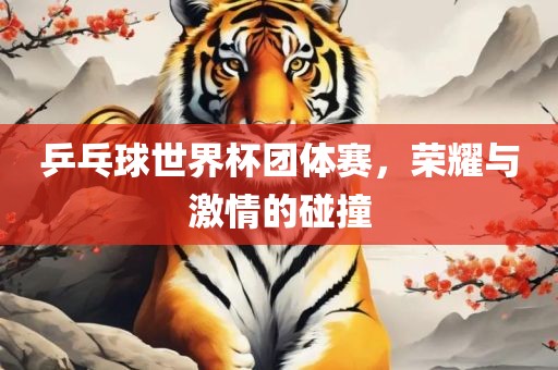 乒乓球世界杯团体赛，荣耀与激情的碰撞