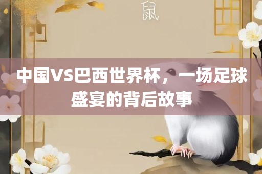 中国VS巴西世界杯，一场足球盛宴的背后故事眉山市正发家政服务有限公司