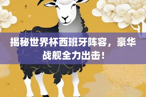 揭秘世界杯西班牙阵容，豪华战舰全力出击！
