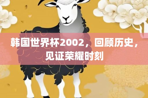 韩国世界杯2002，回顾历史，见证荣耀时刻