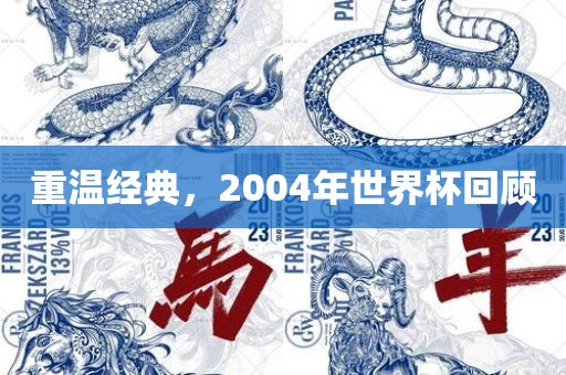 重温经典，2004年世界杯回顾