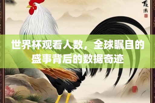世界杯观看人数，全球瞩目的盛事背后的数据奇迹