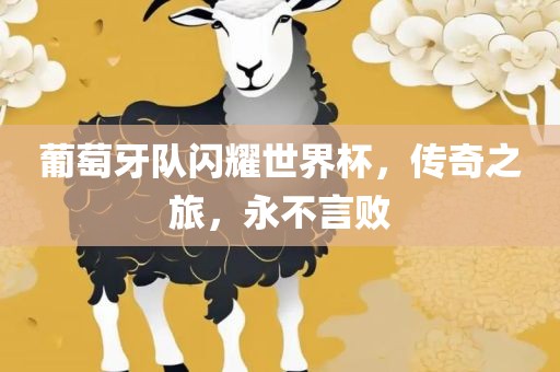 葡萄牙队闪耀世界杯，传奇之旅，永不言败