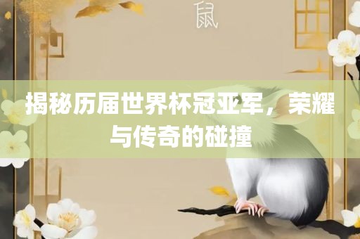 揭秘历届世界杯冠亚军，荣耀与传奇的碰撞眉山市正发家政服务有限公司