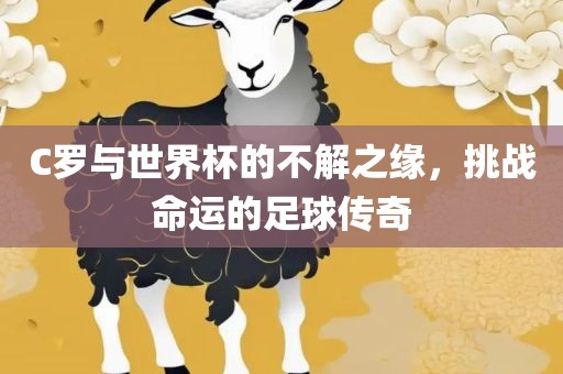 C罗与世界杯的不解之缘，挑战命运的足球传奇